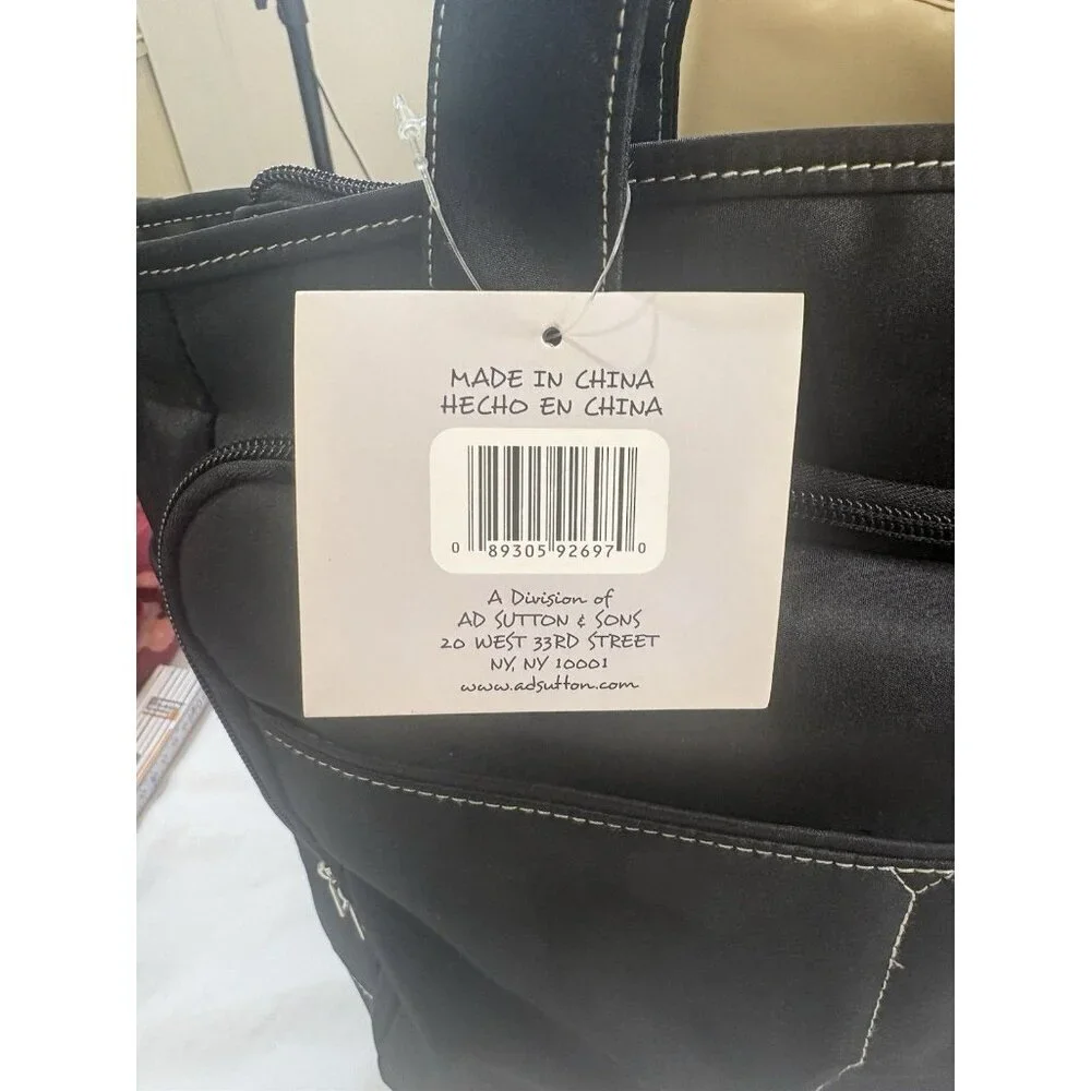 Pretty Baby Diaper Bag & Changing Pad New Black